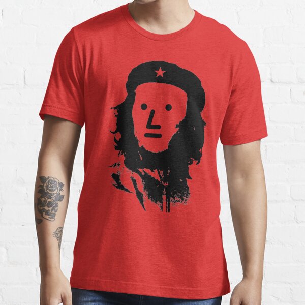 NPC Wojak Shirt NPC Che Guevara Funny MAGA Non Player Meme Men's T- Shirt