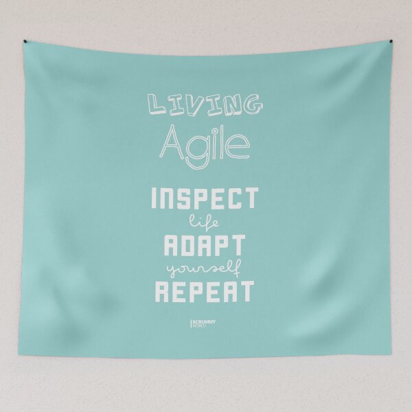 Item preview, Living Agile: INSPECT life. ADAPT yourself. REPEAT. designed and sold by scrummyworld.