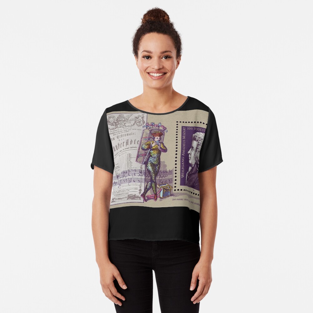 Mozart,The Magic Flute Chiffon Top