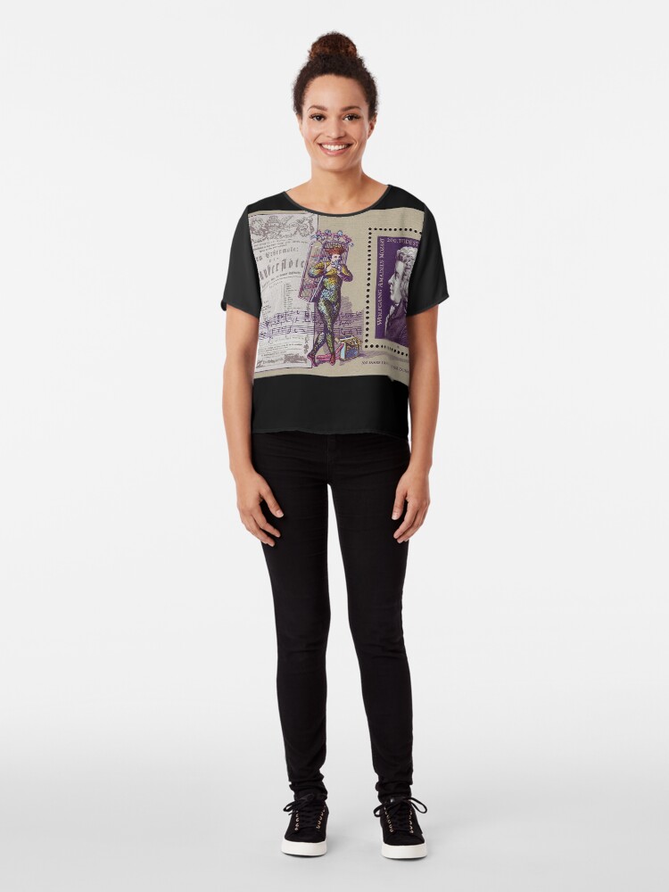 Alternate view of Mozart,The Magic Flute Chiffon Top