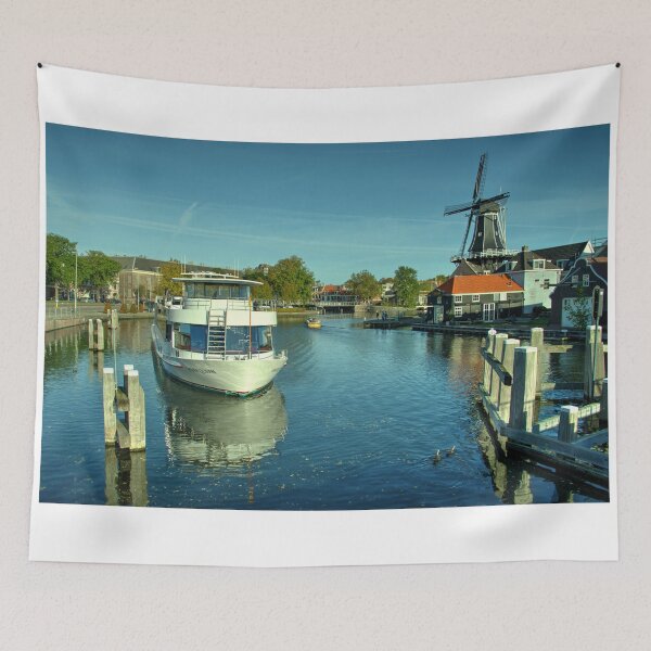 Item preview, Haarlem boat and windmill designed and sold by hawkie.