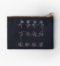 BTS Love Yourself Her/Tear/Answer Gradient on Dark Blue ver Studio Pouch
