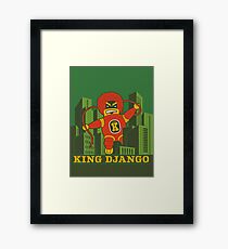 König Django Gerahmtes Wandbild