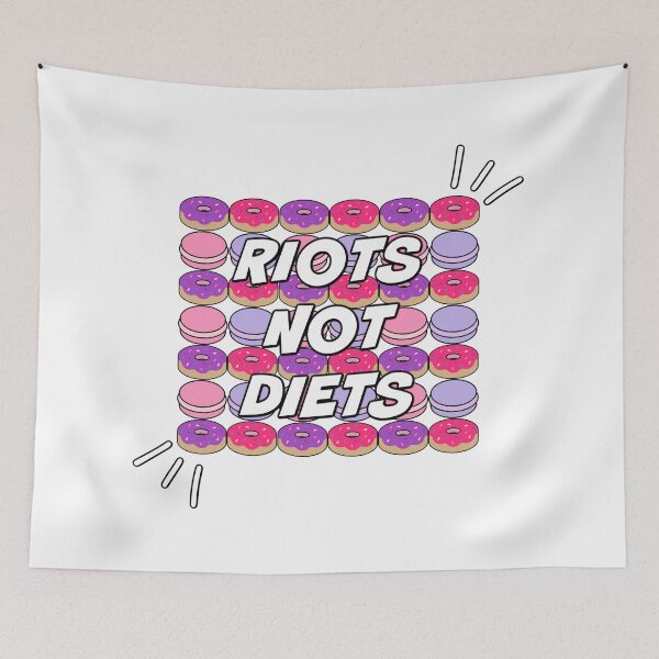 Item preview, Riots Not Diets designed and sold by Say Hey Kate.