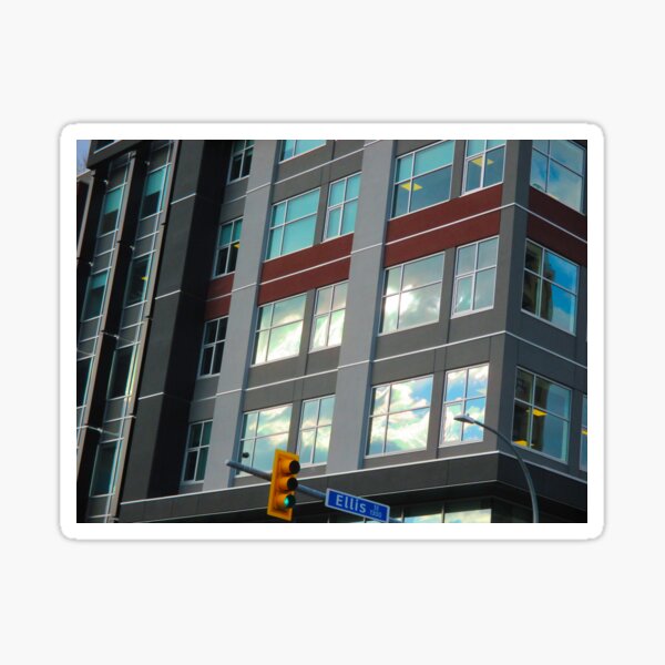 Intersection on Ellis Sticker