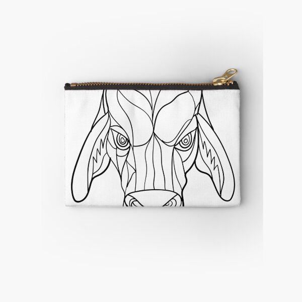 Item preview, Brahma Bull Head Mosaic Black and White designed and sold by patrimonio.