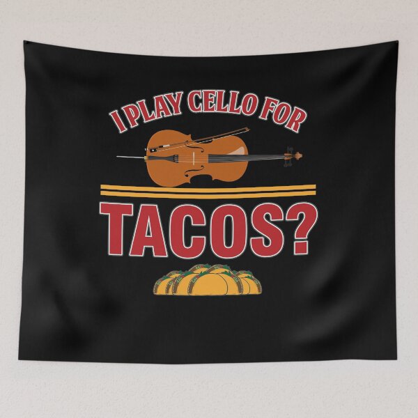 Item preview, Cellist - I Play Cello For Tacos designed and sold by design2try.