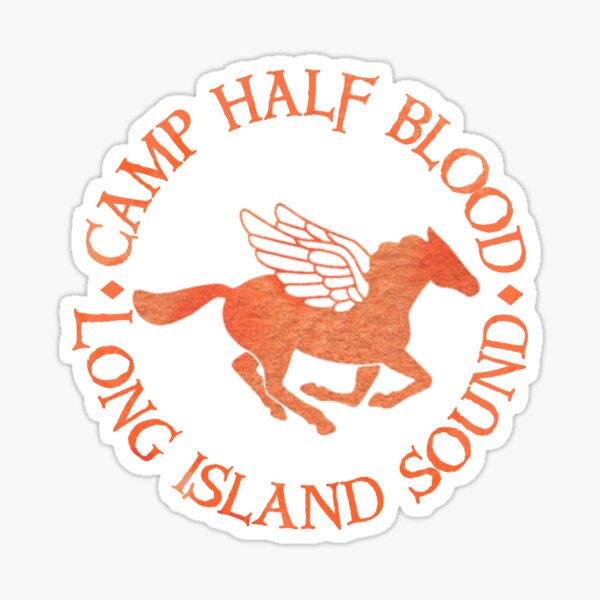 Camp Half-Blood Pegasus logo, Percy Jackson-inspired Fan Art Vinyl Car –  Decal Drama