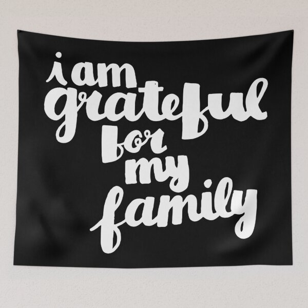 Item preview, I am grateful for my family  designed and sold by Kerry Pritchard.