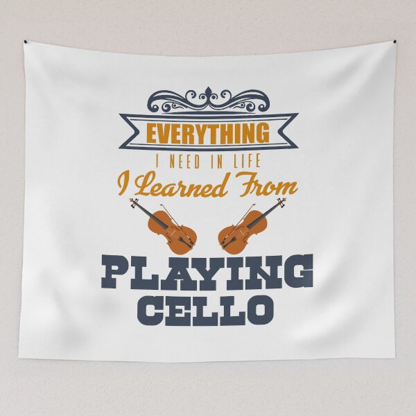 Item preview, Cellist - Everything I Learned In Life, I Learned From Playing Cello designed and sold by design2try.