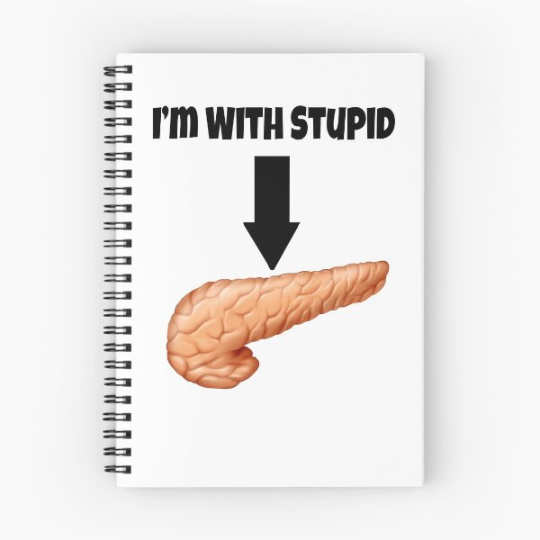 Item preview, I'm With Stupid - Pancreas  designed and sold by CatGirl101.