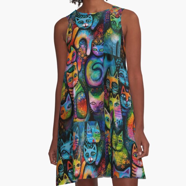 Magicats 2 A-Line Dress