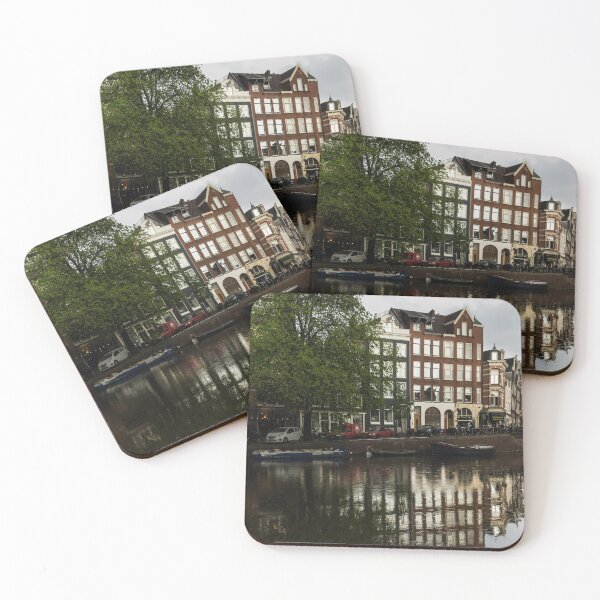 Item preview, Amsterdam Canal Houses in the Rain designed and sold by Georgia Mizuleva.
