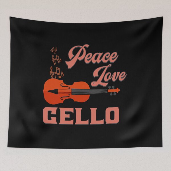 Item preview, Cellist - Peace. Love. Cello designed and sold by design2try.