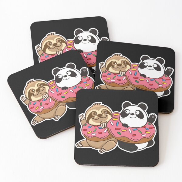 Item preview, Sloth Panda Donut designed and sold by plushism.