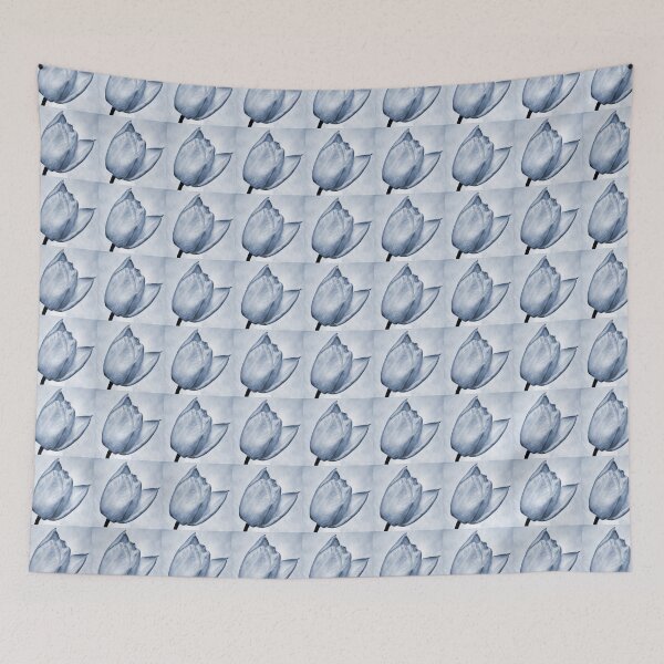 Aperçu de l'œuvre Cyanotype Tulipe créée et vendue par Creative by Design.