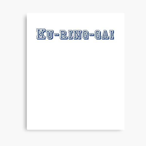 ku ring gai Canvas Print
