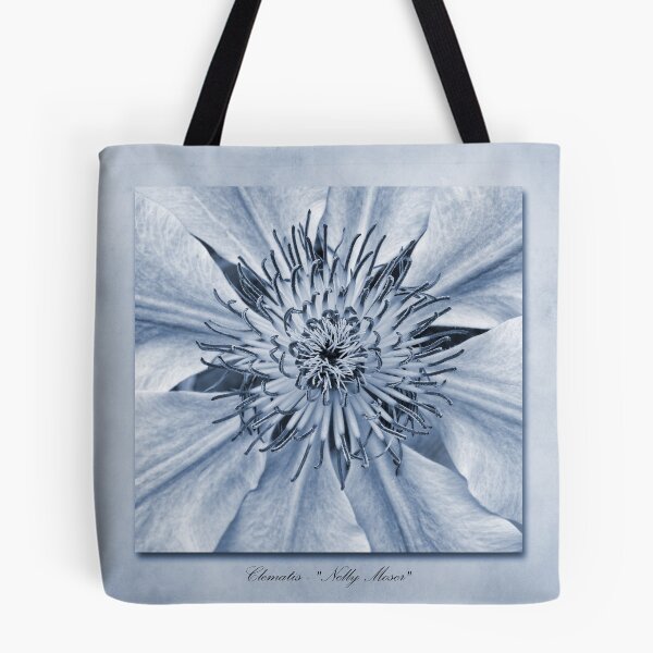 Item preview, Clematis Nelly Moser Cyanotype designed and sold by Creative by Design.