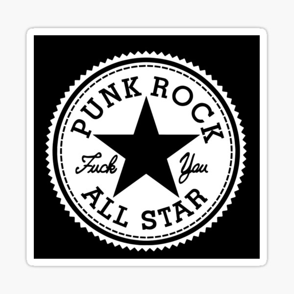 PUNK ROCK ALLER STERN Sticker