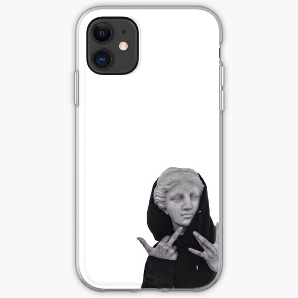 Cool statue iPhone Soft Case