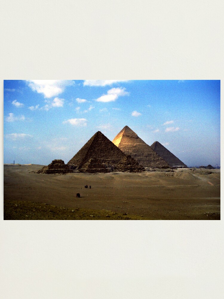 Alternate view of Giza Necropolis Photographic Print
