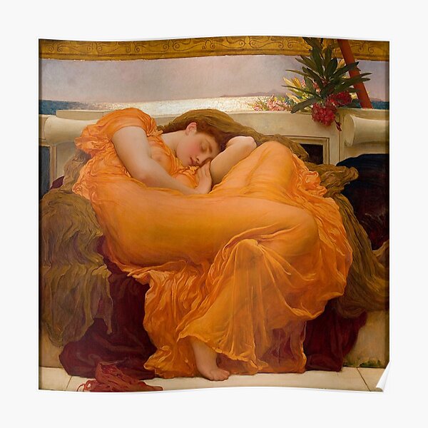 FLAMING JUNE - FREDERIC LEIGHTON Poster