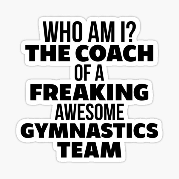 Gymnastics Coach Merch & Gifts for Sale