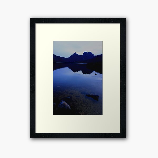Chilling at the Lake Framed Art Print