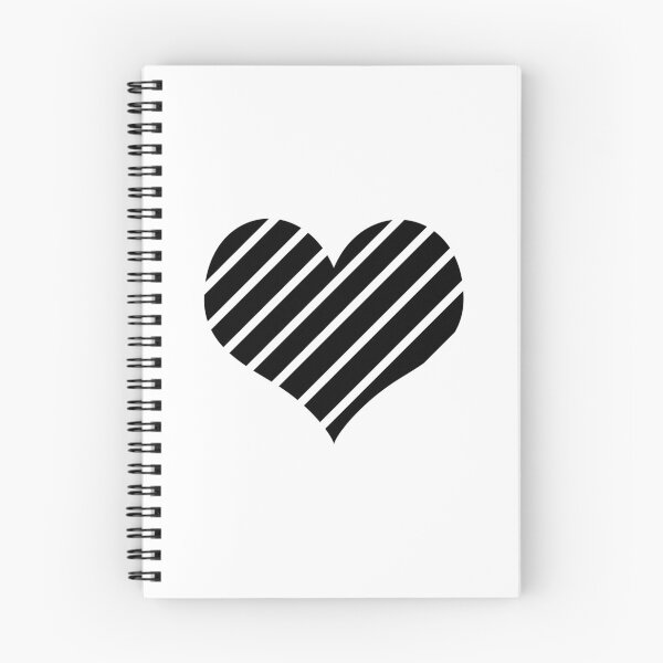 Item preview, Black Striped Heart designed and sold by edwinvisuals.