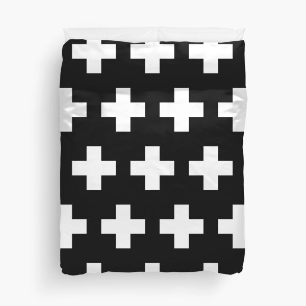 Item preview, Crosses Pattern Dark Skandi cross Scandi Swedish Minimalist designed and sold by LD ART.