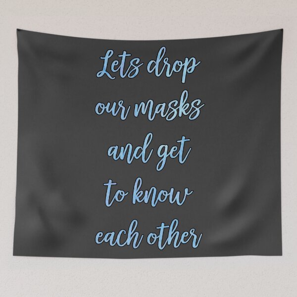 Item preview, deep quote mask inspiration designed and sold by untagged-shop.