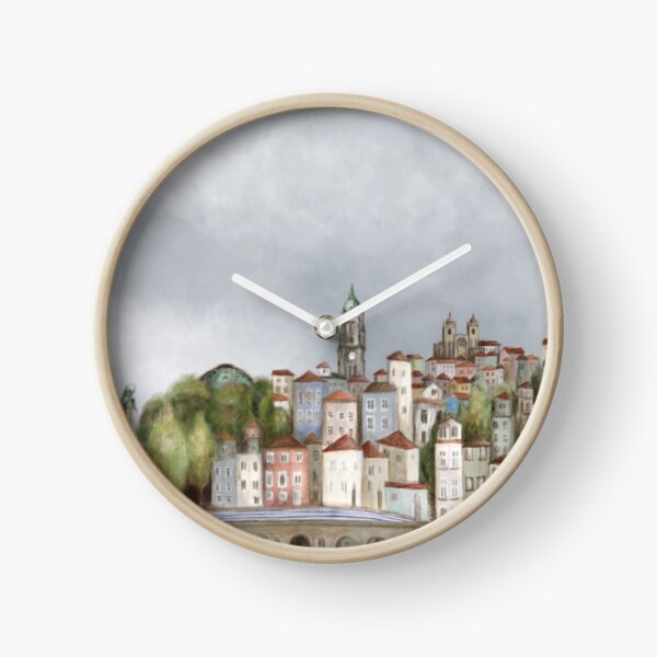 Porto landscape Clock