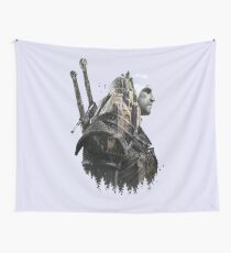 The Wolf Witcher of Kaer Morhen. Wall Tapestry