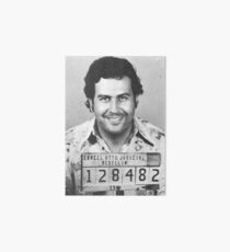 PABLO ESCOBAR MUGSHOT Art Board