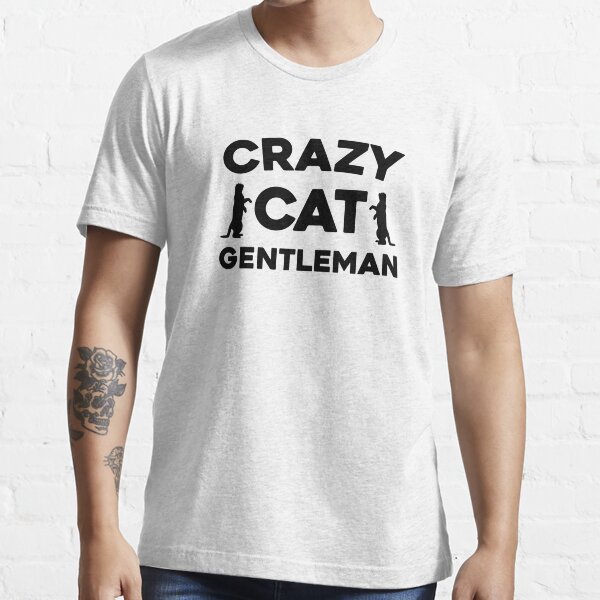 crazy cat gentleman shirt