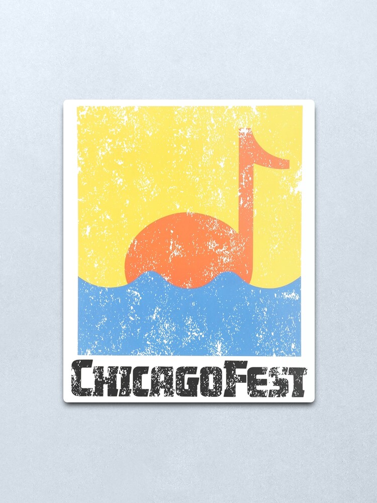 Alternate view of Chicagofest 1981 Metal Print