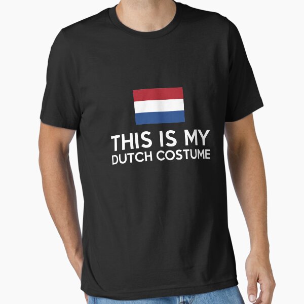 Item preview, This Is My Dutch Costume - Funny Halloween Tee designed and sold by noirty.