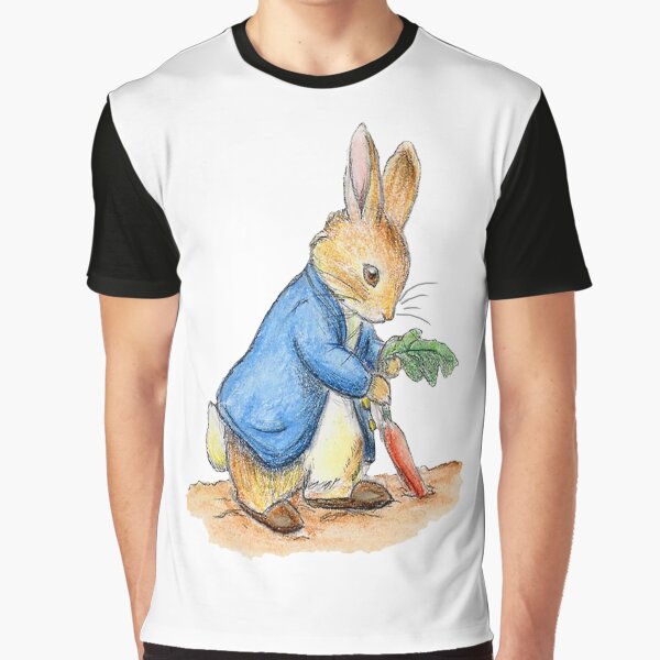 Nursery Characters, Peter Rabbit, Beatrix Potter. Graphic T-Shirt