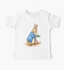 Kindergartenfiguren, Peter Rabbit, Beatrix Potter. Baby T-Shirt