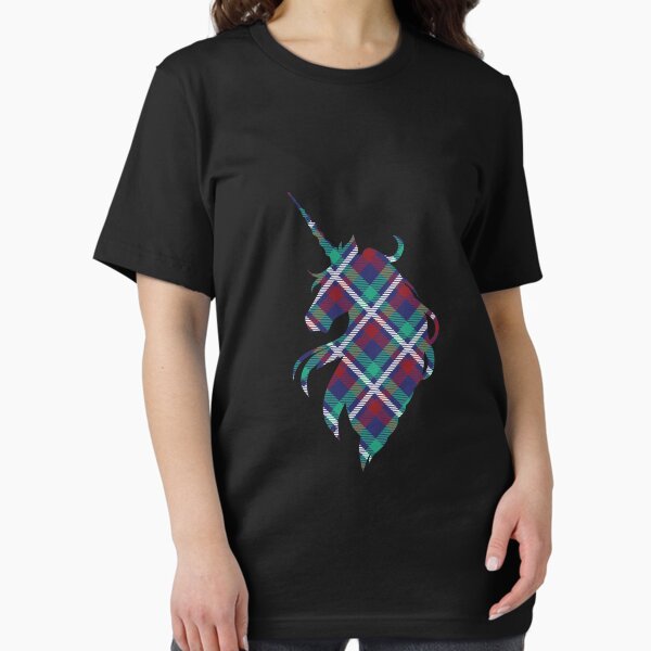 Unique Plaid Tartan Unicorn Scottish Pride Essential T-Shirt