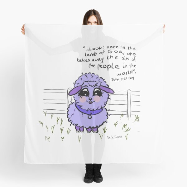 The Purple Lamb Scarf