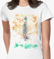 Abstract 3 Women's Fitted T-Shirt