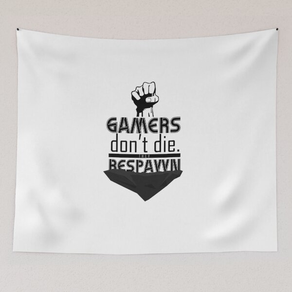 Item preview, Gamers dont think they respawn designed and sold by Volera.