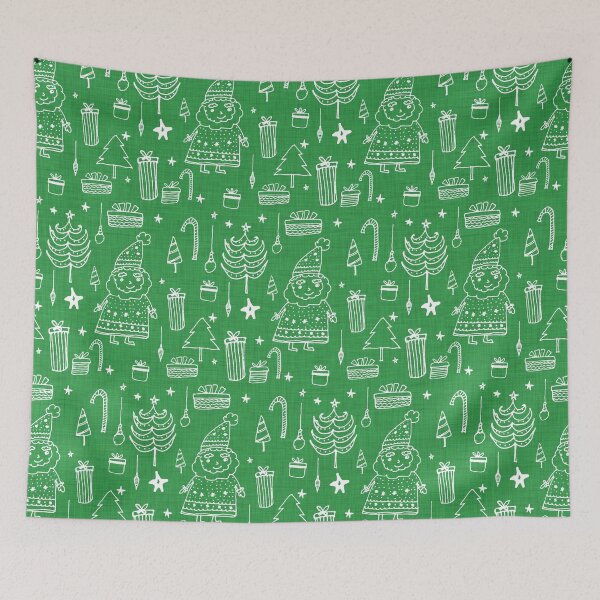 Item preview, Santa Workshop Green designed and sold by susycosta.