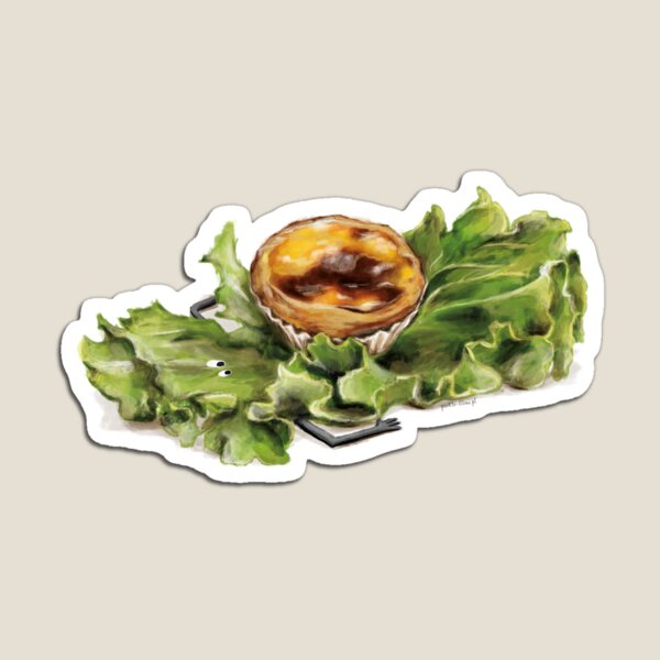 La Cuisine Fusion series - Pastel de Nata Salad Magnet