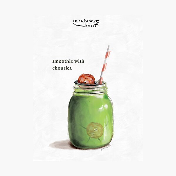 La Cuisine Fusion series - Smoothie with Chouriça Photographic Print