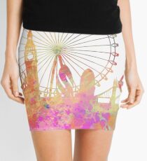 London skyline underground Mini Skirt