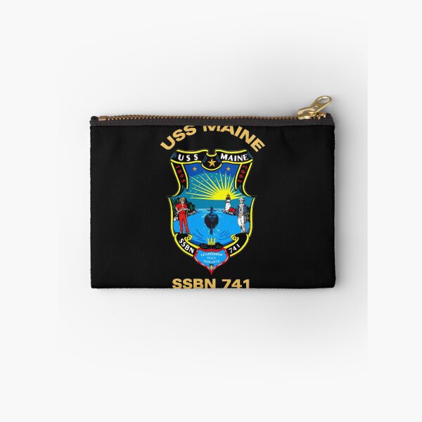 Item preview, USS Maine (SSBN-741) Crest for Dark Colors designed and sold by Nikki SpaceStuffPlus.