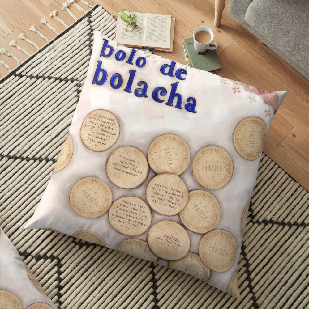Bolo de Bolacha Floor Pillow