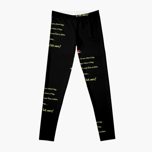 Grinch's Playful Charm Leggings for Sale by thedeng